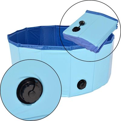 10. Faltbarer Gartenpool für Hunde 80 x 30 cm Saska Garden