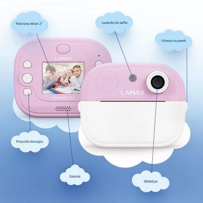 5. LAMAX InstaKid2 Play Kinderkamera, Pink
