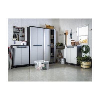 4. Keter Linear Schrank Garagenschrank Freistehend Universal