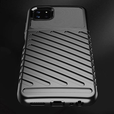 6. Thunder Case Flexibel Robuste Panzer Handyhülle TPU Schutzhülle für Samsung Galaxy A22 5G blau