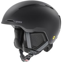 Skihelm UVEX Monte LT MIPS 56–59 cm schwarz matt