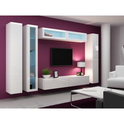 17. TV-Schrank VIGO '180' 30/180/40 weiß/weiß glänzend