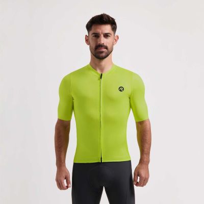 3. Rogelli DISTANCE Herren-T-Shirt, limette, Größe S