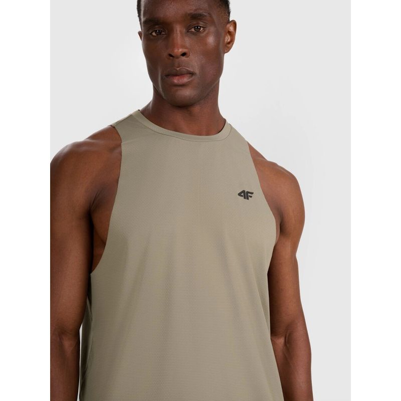 4. Schnelltrocknendes Trainings-Tanktop für Herren 4F 4FWAW25TFSLM554-43S