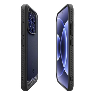 6. Spigen Rugged Armor Hülle für Xiaomi 17 - Schwarz