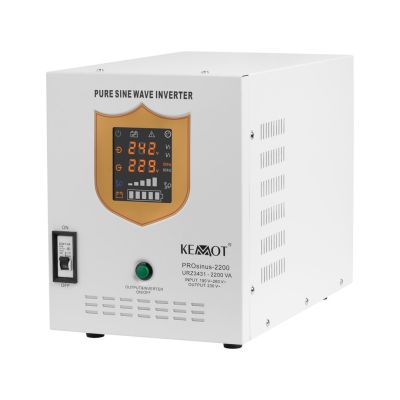 5. KEMOT PROsinus-2200 Notstromversorgung, reiner Sinuswellenwandler mit Ladefunktion 12 V 230 V 2200 VA/1600 W