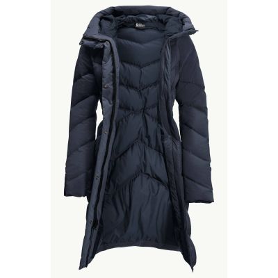 3. Jack Wolfskin MARIENPLATZ COAT W night blue Daunen-isolierte Damen Winterjacke marineblau (1206971_1010)