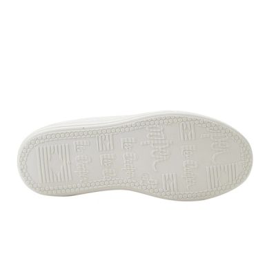 4. Lee Cooper Damen-Sportschuhe, Sneaker, weiß, Plateau, Schnürung