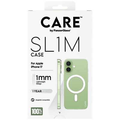 5. CARE by PanzerGlass SL1M MagSafe Hülle für iPhone 17 - Transparent