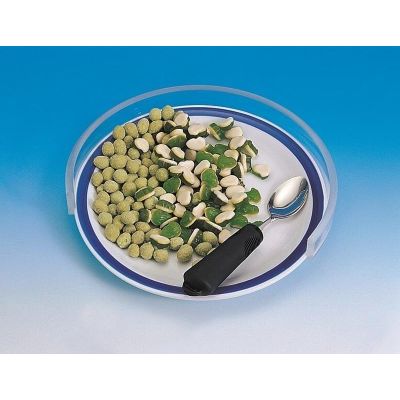 2. Transparente Abdeckung für einen Teller mit 25-28 cm Durchmesser