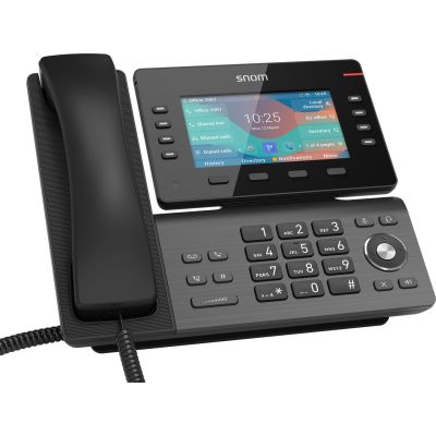 2. Snom D862 VoIP-Telefon, schwarzes LCD-Display