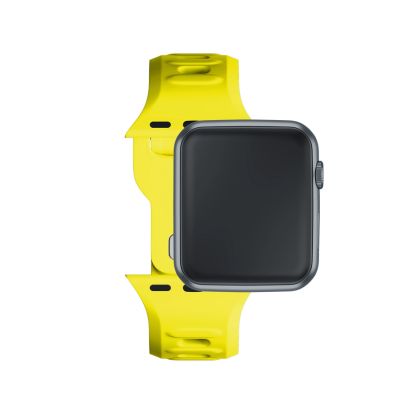8. 3mk Silikon- Watch für Apple Watch 38/40/41 mm – Gelb