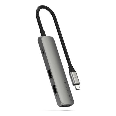 5. Satechi 4-in-1 USB-C Slim Multiport-Adapter 4K (Space Grau)