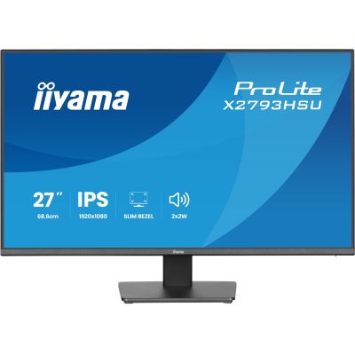 3. iiyama ProLite X2793HSU-B1 Computermonitor 68,6 cm (27") 1920 x 1080 px Full HD LED Schwarz