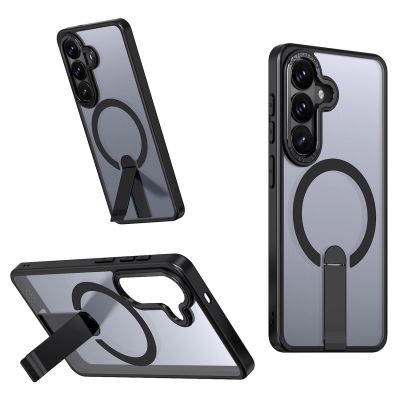 Hybrid Armor X Schutzhülle für Samsung Galaxy A57 mit Ständer, kompatibel mit MagSafe – Schwarz