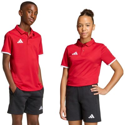 adidas Entrada 26 Polo-Shirt für Kinder, rot, JZ6626