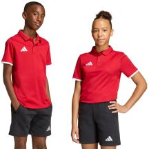adidas Entrada 26 Polo-Shirt für Kinder, rot, JZ6626