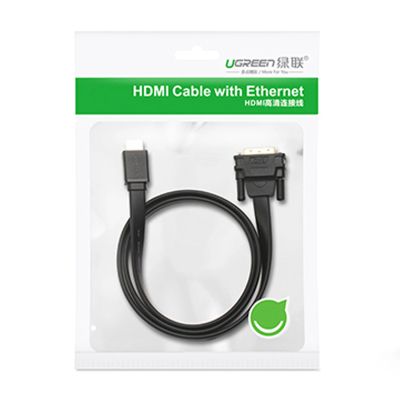 5. Ugreen bidirektionales Kabel HDMI - DVI 2m schwarz (HD106)