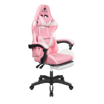 2. Gaming-Stuhl Kruger&Matz GX-150 Weiß-Rosa