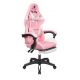 2. Gaming-Stuhl Kruger&Matz GX-150 Weiß-Rosa
