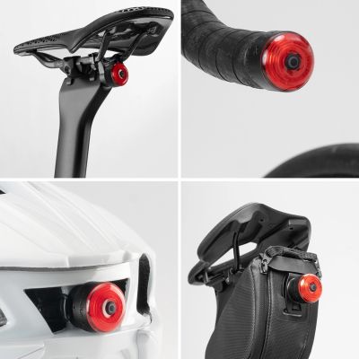 8. Wozinsky WIS-02 Wasserdichte Smart-Rückleuchte, 1 Stück – Schwarz