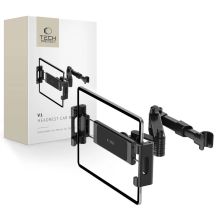 Tech-Protect V1 Teleskop-Handyhalterung für die Kopfstütze im Auto – Schwarz