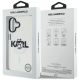 8. Karl Lagerfeld IML Choupette Sketch Logo MagSafe iPhone 17 Hülle – Transparent