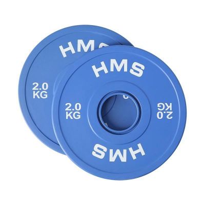 Olympische Stoßfängerplatte 2x2kg Blau HMS CBRS20