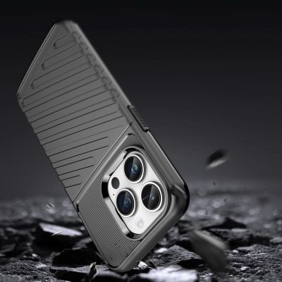3. Thunder Case iPhone 14 Pro Max gepanzerte Hülle schwarz