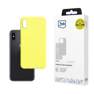 3mk Matt Case für iPhone X / XS - gelb