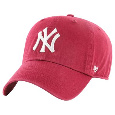 47 Brand New York Yankees Clean Up Cap B-RGW17GWSNL-DR Bordeaux One size