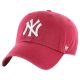 47 Brand New York Yankees Clean Up Cap B-RGW17GWSNL-DR Bordeaux One size