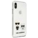 4. Karl Lagerfeld Karl & Choupette iPhone Xs Max Hülle - Transparent