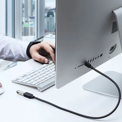 8. Ugreen USB-A (männlich) - USB-A (weiblich) Adapter Verlängerungskabel USB 3.0 5Gb/s 0,5m schwarz (US129)