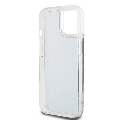7. DKNY Liquid Glitter Big Logo iPhone 14/15/13 Hülle - Schwarz