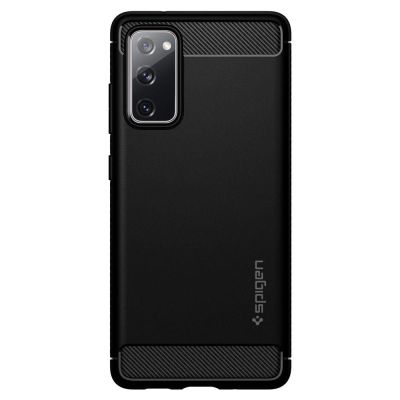 2. Spigen Rugged Armor Hülle für Samsung Galaxy S20 FE – Mattschwarz