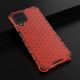14. Honeycomb Handyhülle Schutzhülle mit TPU Rahmen für Samsung Galaxy A22 4G rot