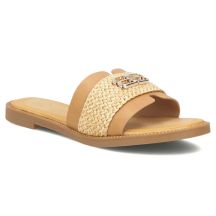 Beigefarbene Damen-Strand-Flip-Flops Filippo DK7899