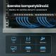 15. Patchpanel Extralink EX.9663 (0,5U; Kat. 6; 24xRJ-45)
