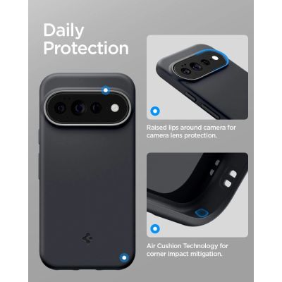 9. Spigen Nano Pop MagSafe Hülle für Google Pixel 11 Pro XL – Schwarz und Grau