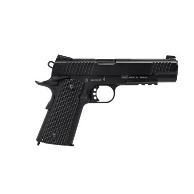 2. RANGER 1911 Tactical KWC Luftpistole Kal. 4,5 BBs BLOW BACK 17 Schuss VOLLMETALL CO2 (AAKCMB770AZB)