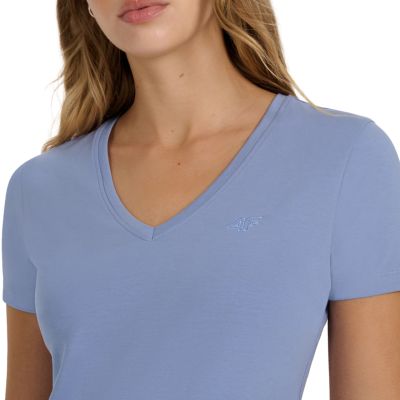 12. Damen T-Shirt 4F F2969 Denim 4FWAW25TTSHF2969 32S