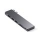 Satechi Type-C Pro Hub Slim Space Grau - Schlankes Gehäuse