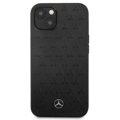 3. Mercedes Lederhülle mit Sternenmuster für iPhone 13 mini – Schwarz