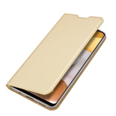 4. DUX DUCIS Skin Pro Holster Cover Flip Cover für Samsung Galaxy A42 5G gold