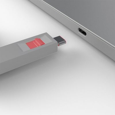 4. Lindy 40425 Port Blocker Port Blocker + USB Typ-C Dongle Pink 5 Stück.