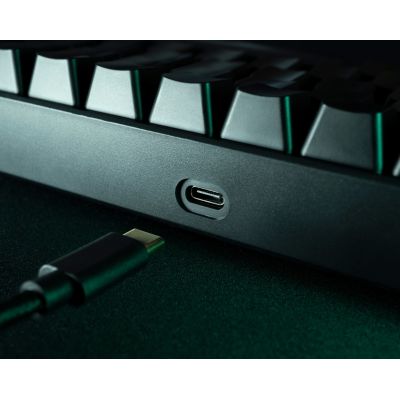 7. Deltaco Gaming GAM-100-DE Tastatur USB + RF Wireless + Bluetooth QWERTZ Deutsch Schwarz