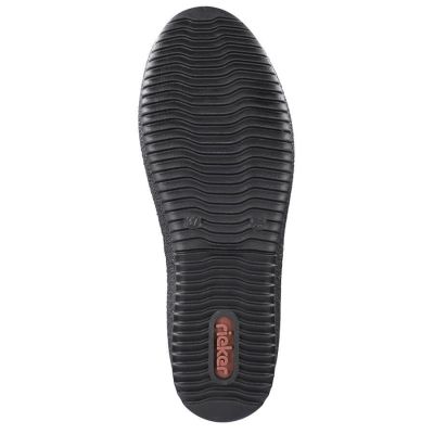 26. Rieker W RKR237B Wasserdichte Lederstiefel mit Lammwolle gefüttert