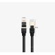 15. Ugreen Cable Ethernet-Patchkabel RJ45 Cat 7 STP LAN 10 Gbit/s 2 m schwarz (11269)