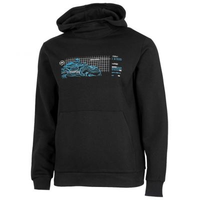 Sweatshirt 4F M H4Z22-BLM023 tiefschwarz